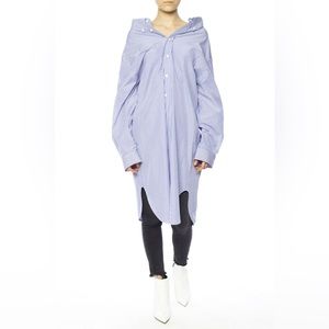 Balenciaga oversized Blue/white stripes t shirt.